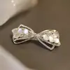Liga Moda Olho de Gato Sintético Presilha de Mola Presilha Superior Elegante Presilha Horizontal Presilha Versátil Grampo de Cabelo Grampo de Cabelo Acessórios de Cabelo Femininos Adorno de Cabeça