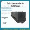 Caminhão plataforma para transporte subterrâneo de materiais de mineração, 3 toneladas, 6 toneladas, 9 toneladas e 10 toneladas, contêiner de descarga inferior