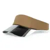 Sombreros Transfronterizos para Hombres y Mujeres, Gorra Visera con Protección Solar, Ala de Plástico, Bloques de Color, Sombrero de Sol Sencillo, Casual y Versátil