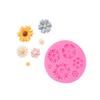 Molde de silicona para decoración de pasteles de chocolate, azúcar y flores de loto transfronterizos, herramientas para hornear