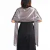 Bens de Qualidade Transfronteiriços Venda Quente Xale de Jantar Europeu e Americano Vestido de Noiva Madrinha Cheongsam Lenço de Festa Xale Dupla Face Feminino