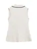 Para Exportación Transfronteriza Europea y Americana Ropa de Mujer Nuevo Verano Simple y de Alta Gama Sin Mangas Doble Botonadura Chaleco Superior