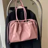 Bolsa de Ombro Fashionável para Axila Feminina Verão 2024 Nova Moda Casual Bolsa de Ombro Nicho Simples Grande Capacidade Bolsa Feminina