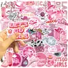 50 Pegatinas de Graffiti de Vaca Vaquera Disco Transfronterizas para Decorar Manualidades Papelería Maleta Pegatinas Impermeables