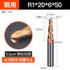 Huhao 55 cortador de fresagem de ponta de esfera de conicidade de duas bordas revestido de aço tungstênio cortador inclinado de aço cortador de fresagem de ponta de metal duro