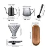 Caixa de Presente Premium para Café Preparado à Mão, Utensílios de Café Estilo Americano para Uso Doméstico, Cafeteira, Conjunto de Presente para Negócios