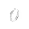 Anillo de Plata de Ley S925 de Gypsophila Diseño de Moda para Hombre Anillo Ajustable CNC como Regalo de Cumpleaños para Novio