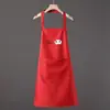 Avental de Cozinha Doméstica Novo Modelo 2026 com Impressão de Logo, Avental Impermeável Fofo para Trabalho, Vestuário de Trabalho para Catering para Mulheres