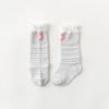 Calcetines de verano para niños, de malla fina de algodón, con dibujos animados, para niños y niñas, largos hasta la rodilla, antimosquitos