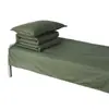Compra Única de Juego de Ropa de Cama Verde Militar para Dormitorios, Juego de 6 Piezas para Camas Litera Individuales, Colcha y Colchón de Algodón, Juego de 3 Piezas de Algodón Puro