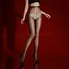 Medias sexys Kyoho Jelly de 640 agujas, sin costuras, sin cintura, entrepierna sin costuras de alta densidad de una sola línea, pantimedias brillantes de aurora para hombre