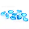 Pedras preciosas de vidro em formato de ovo mais vendidas pelo fabricante 2*3-13*18mm oval cor branca vidro pedras soltas atacado