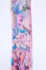 Novo Lenço de Seda Georgette Fonte Original Estampado Lenço Longo Feminino Lenço Longo tipo Seda Gaze Fina Lenço Toalha de Praia