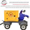 Fabricante Fornece Caminhão Bomba de Drenagem com Geração de Energia Montado em Reboque, Caminhão Bomba de Água de Emergência para Prevenção de Inundações, Bomba de Água Móvel a Diesel Hansha