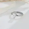 Anel Europeu e Americano Transfronteiriço Oval Gota d'Água Quadrado Zircônia Aço Inoxidável, Estiloso e Exagerado, Joia Feminina da Moda