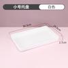 Bandeja de Melamina Rectangular Portavasos para Tazas de Té Doméstico Portavasos con Drenaje de Agua Portavasos para Sala de Estar Plato para Frutas Bandeja de Té de Plástico Venta al por Mayor
