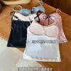 Camisola de Mujer con Escote en V y Ribete de Encaje Puro y Sexy Y2K Chica Caliente Lazo Adelgazante Top Interior