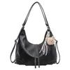 Mochila Casual Texturizada de Gran Capacidad Otoño 2026 Nueva Elegante Bolso Cruzado de Hombro Único Retro Popular de Moda