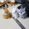 Adornos de conejo de simulación adornos de escritorio accesorios regalos artesanales juguetes para niños