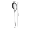 Cucharas Públicas de Acero Inoxidable Transfronterizas, Cucharas de Servir para Restaurantes de Hotel, Tenedores, Coladores, Cucharas de Sopa, Cucharas de Servicio para Comedores, Coladores, Vajilla