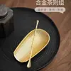 Colher de Chá Tecida Criativa Colher de Chá Pá de Chá Acessório de Chá de Liga Peças para Conjunto de Chá Kung Fu