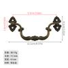 Jingmao Hardware - Nuevo estilo chino, tres tiradores europeos sencillos de aleación de bronce para cajones antiguos, para decoración del hogar