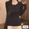 Suéter Suave de Punto Trenzado con Lazo Estilo Coreano para Mujer, Nuevo Top Básico Delgado de Otoño e Invierno, Estilo Perezoso