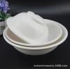 Tazón de plástico tipo porcelana de melamina Directo de Fábrica de 6 pulgadas 7 pulgadas 8 pulgadas tazón de desayuno tazón de avena tazón cubo tazón de leche de soya tazón de fondo puntiagudo