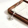 Colar Tendência Versátil de Aço Titânio com Borboleta em Formato de Coração para Melhores Amigas, Colar Feminino de Alta Qualidade que Preserva a Cor, Liquidação, Em Estoque Envio Direto