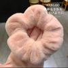 Bucle de pelo de felpa, bucle de intestino grueso, hada, otoño e invierno, novedad, dulce cuerda para la cabeza, tocado femenino simple que combina con todo, cuerda para el cabello