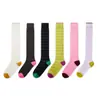 Calcetines Negros de Ternera Estilo Ballet para Mujer, Calcetines Finos de Malla para Verano, Calcetines Largos de Malla Hueca Miu Combinados con Zapatos Pequeños de Cuero