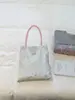 Bolsa de Tela Floral de Verano para Mujer 2026 Nueva Ligera Casual Bolso de Hombro Gran Capacidad Bolsa Tote para Clase y Viajes