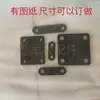 Viga do chassi do veículo agrícola Roda de solo Roda limitadora Placa quadrada Grampo de arco Placa de pressão Junta