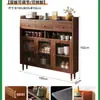 Nuevo aparador estrecho de 20 cm, mueble de almacenamiento integrado para montar en la pared, mueble para té, mueble de almacenamiento para comedor y cocina