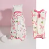 Ropa nueva para destete anti-lamido primavera, verano, otoño e invierno ropa de cuatro patas para casa para mascotas ropa para esterilización de gatos ropa posparto ropa quirúrgica