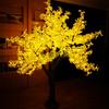 Luz LED para árvores com folhas de ginkgo, luz para paisagens, luz LED luminosa para árvores, luz LED para árvores de bordo, luz de simulação de árvore