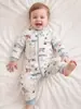 Saco de Dormir Acolchoado Anti-Chute para Bebê Outono/Inverno 2026 com Pernas Separadas, Algodão Espesso, Saco de Dormir Controlado por Temperatura Classe A para Recém-Nascidos