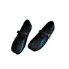 Zapatos bajos de suela plana para mujer con correa tejida estilo francés, novedad Otoño 2026, antideslizantes, versátiles para el día a día, zapatos Mary Jane para mujer
