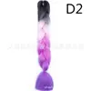 Peruca Trança Grande Africana Trança Jumbo Cabelo Colorido Trança Suja Corda de Cabelo Gradiente Fibra Química Trança Grande Hip Hop Trança Suja