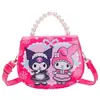 Bolsa de Hombro para Niños 2024 Jardín de Infancia Viaje Versátil Genial Mickey Niña Bolso de Mano de Perla Bolso Cruzado My Melody