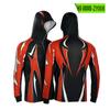 Ropa de Malla de Pesca de Verano con Sensación de Hielo Anti-Arañazos, de Secado Rápido, Ligera y Transpirable, Ropa de Pesca para Exterior con Impresión de Logotipo