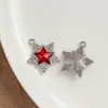 Nuevo Colgante de Aleación Microincrustado Accesorios para Joyería DIY Pulsera Collar Colgante de Joyería Estrella Luna Venta al por Mayor
