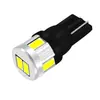 Luz de Placa LED Indicadora de Largura T10 5730/5630 Luz Diurna de Carro W5W Luz de Instrumento de Alto Brilho 6 LEDs Indicador de Largura