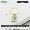 Manija de Cajón de Aleación de Zinc Estilo Francés, Manija de Puerta de Gabinete, Manija de Puerta de Armario, Herraje Minimalista de Lujo Ligero de un Solo Agujero