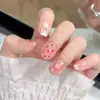 Lindos Dibujos Animados Tridimensionales de Fresa con Crema Accesorios para Uñas de Resina Nuevos Fresas Artificiales Accesorios para Taladro de Uñas