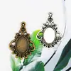 Accesorios para Joyería DIY Aleación Botella de Vino Base de Piedra de Tiempo con Base de Piedra de 10*14mm Colgante de Collar Vintage