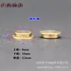 Arte de Uñas Rotatorio DIY Accesorios para el Cabello Anillo Joyería 4*5mm 8*10 Rodamientos de Micro Joyería Recubiertos de Cobre Antioxidante