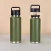 Venta al por mayor transfronteriza de botellas aisladas de acero inoxidable de gran capacidad para ciclismo, viajes al aire libre, botellas de agua portátiles, botellas espaciales, personalizables