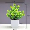 Spot Novos Bonsais Plantas para Decoração de Casa Pequenos Enfeites Flores Artificiais Plantas Verdes Plantas em Vasos Flores Artificiais Fábrica Atacado