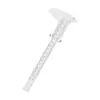 Regla de posicionamiento auxiliar para cejas de fábrica, regla medidora para diseño de cejas, bordado 150 mm, calibrador Vernier de plástico